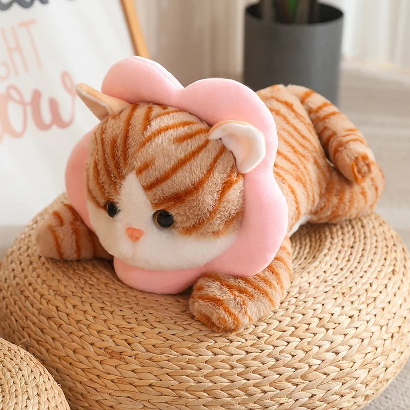 Gray Tabby Cat in Bread Slice Plush Toy - Image 11