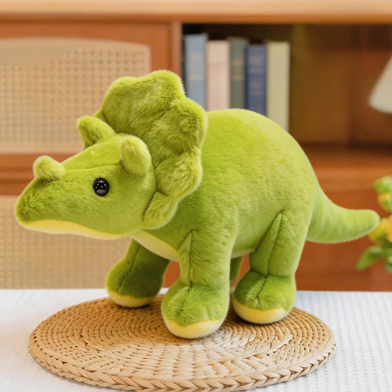 Cute Lime Green Plush Dinosaur Assortment - Image 5