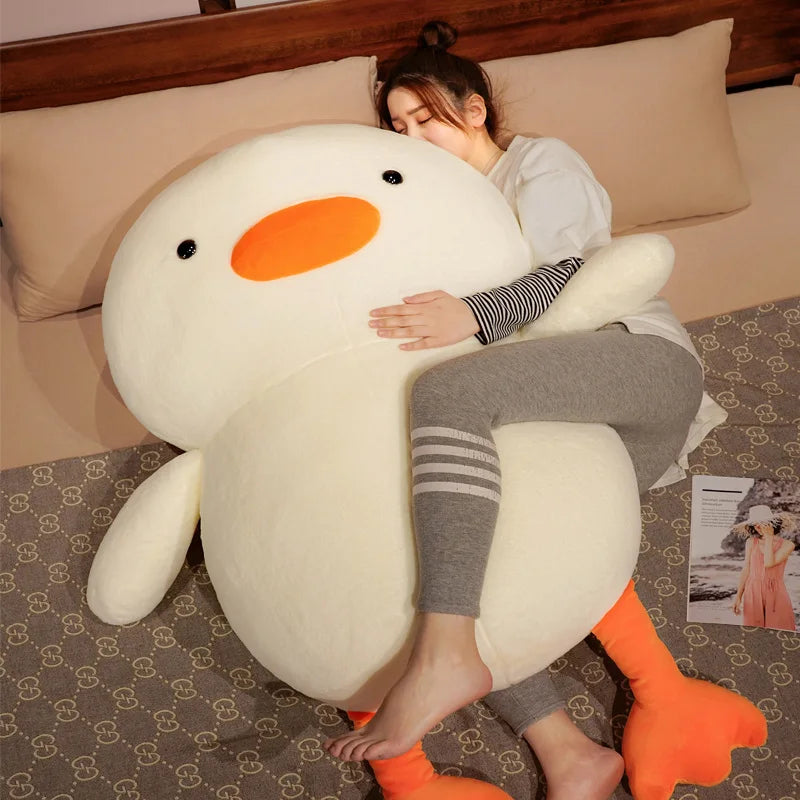 Soft Oversized White Goose Plush - Image 3
