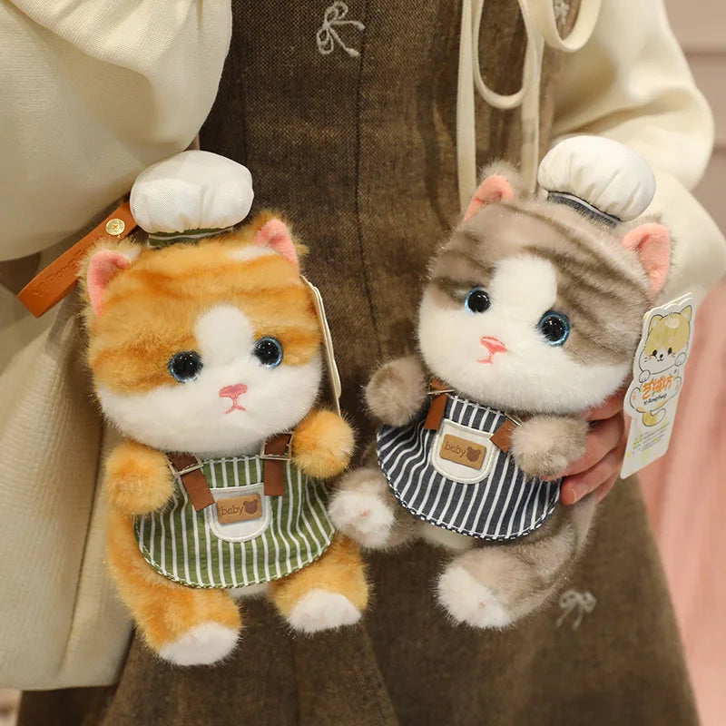 Adorable Cat Plush Toys with Glitter Heart Collar - Image 5