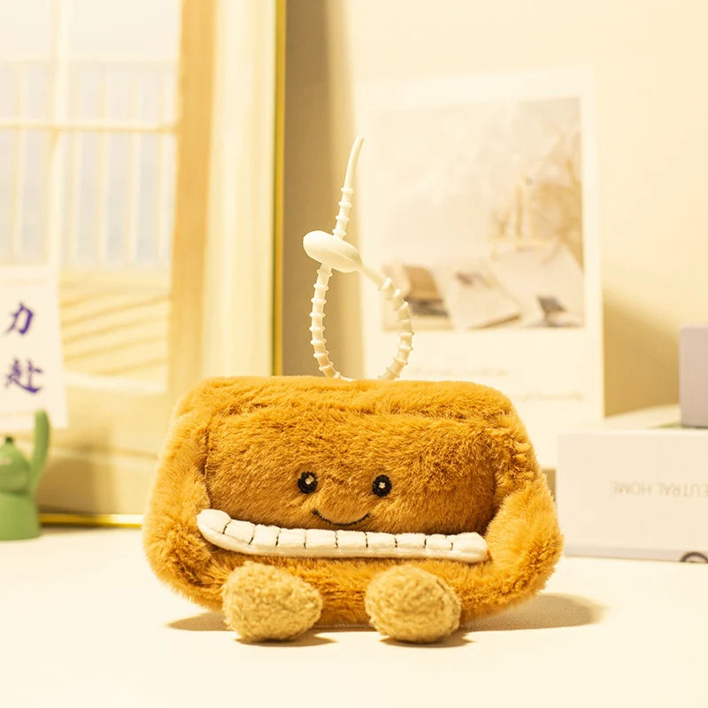 Adorable Plush Instrument & Fruit Keychain - Image 8