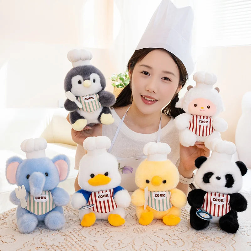 Cute Chef Animal Plush Toy - Image 5