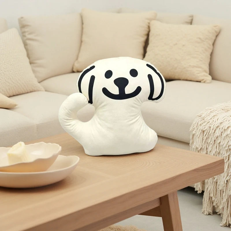 Cute Creamy Animal Shaped Plush Pillow - Image 7