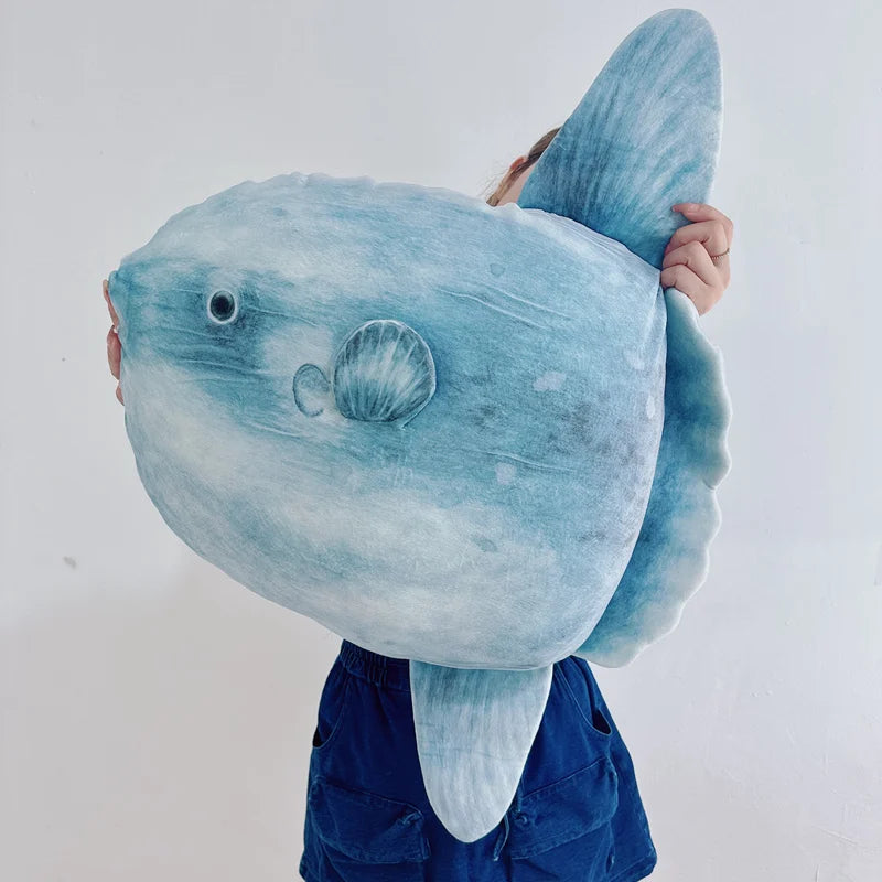 Realistic Mola Mola Sunfish Plush Toy - Image 6