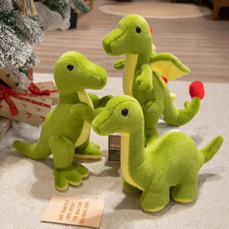 Cuddly Lime Green Dinosaur Plush Toy Assortment - Image 6