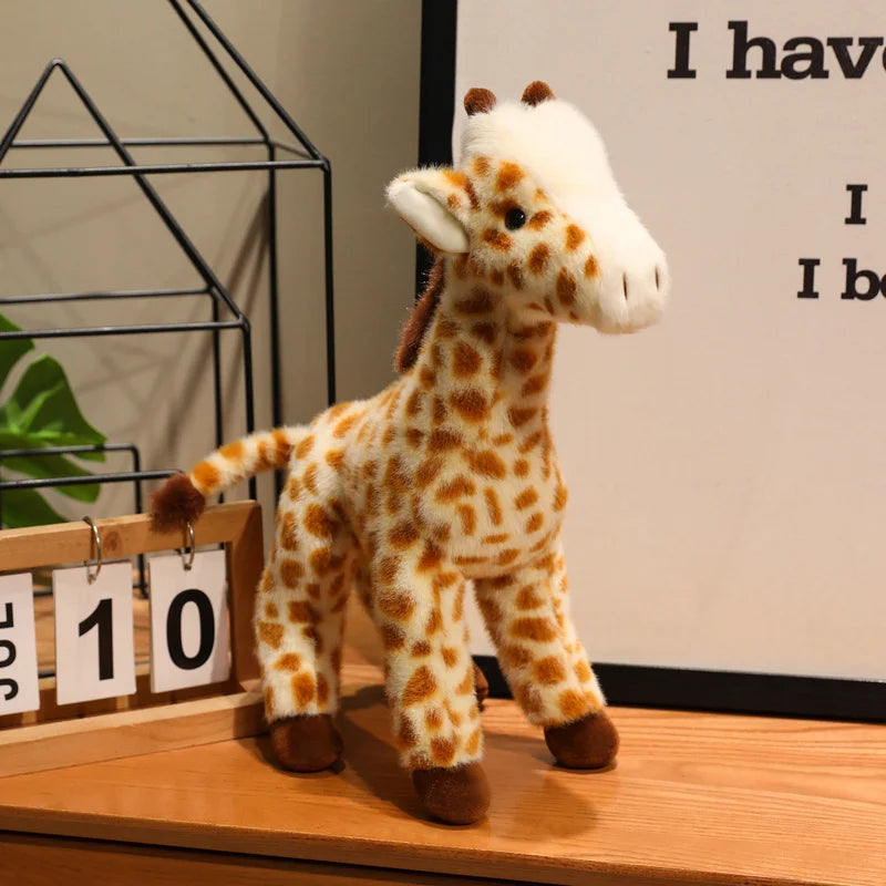 Soft Cream and Brown Spotted Giraffe Plush - Image 2