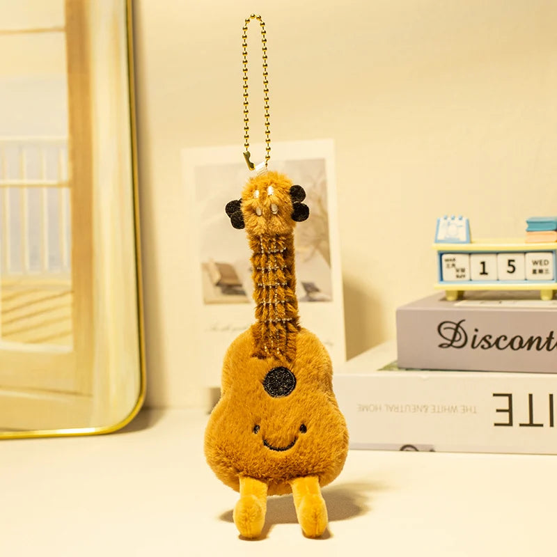 Adorable Plush Instrument & Fruit Keychain - Image 17