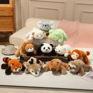 Cute Mini Lying Animal Plush