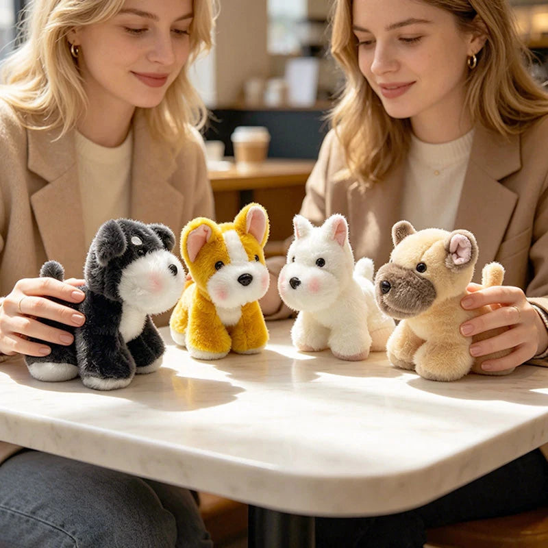 Assorted Plush Puppy Toys with Rosy Cheeks - Image 5