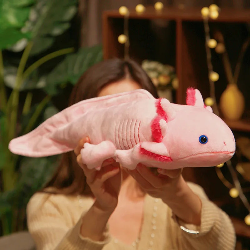 Axolotl Plush Toy in Assorted Bright Colors - Image 5