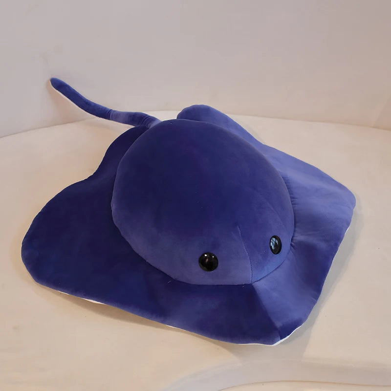 Deep Blue Stingray Plush Toy - Image 7