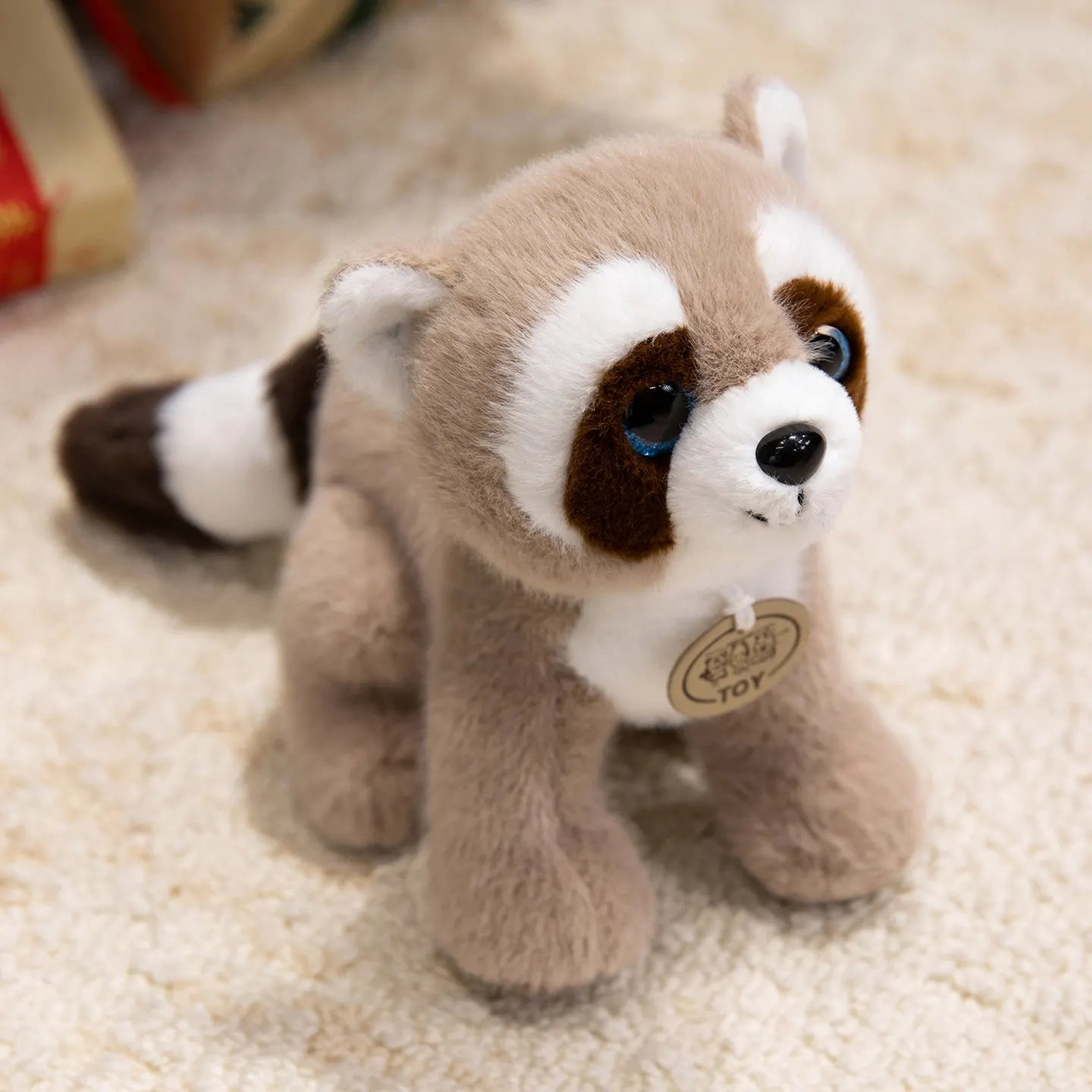 Adorable White Tiger Plush with Blue Eyes - Image 10
