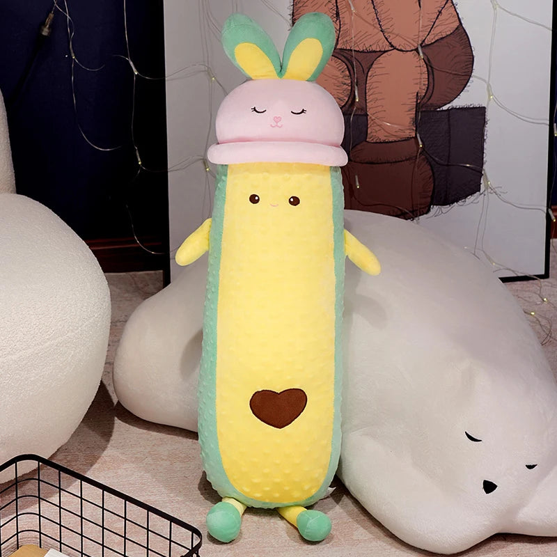 Soft Kawaii Watermelon and Radish Plush Pillow - Image 7