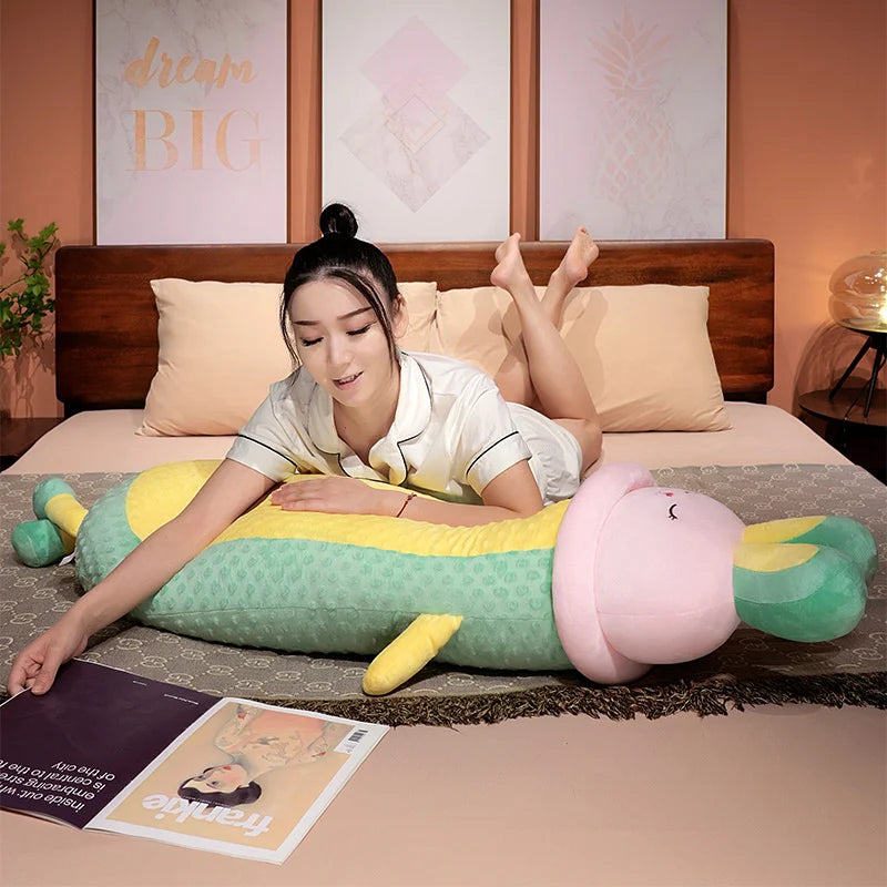 Soft Kawaii Watermelon and Radish Plush Pillow - Image 3
