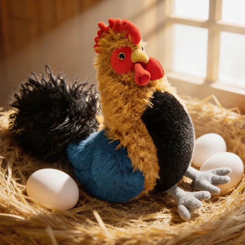 Soft Farm Animal Plush: Rooster, Hen, Turkey - Image 3
