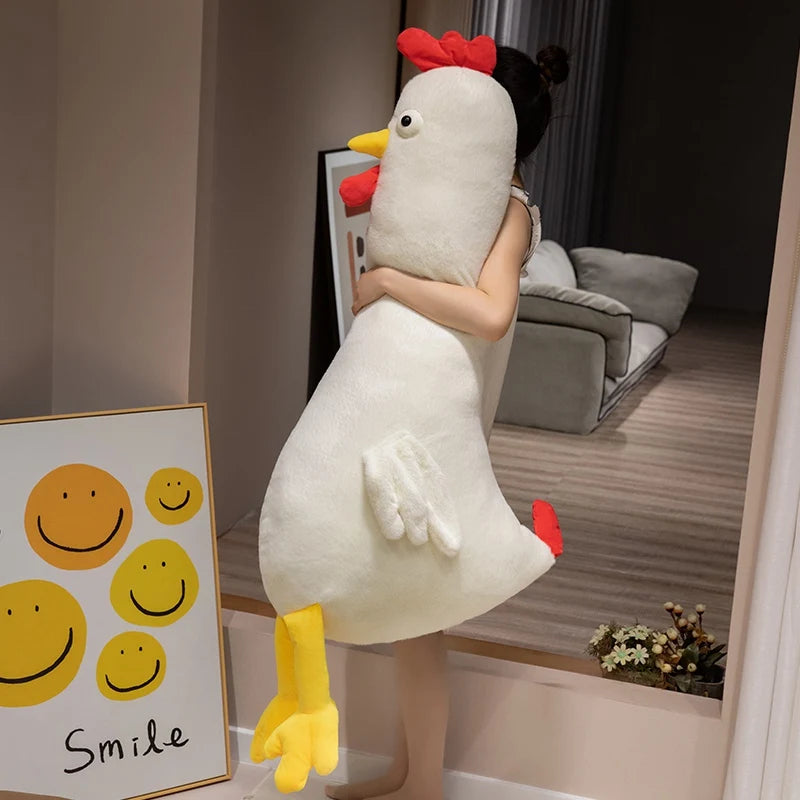 Oversized Yellow Chicken Long Neck Plush Pillow - Image 5