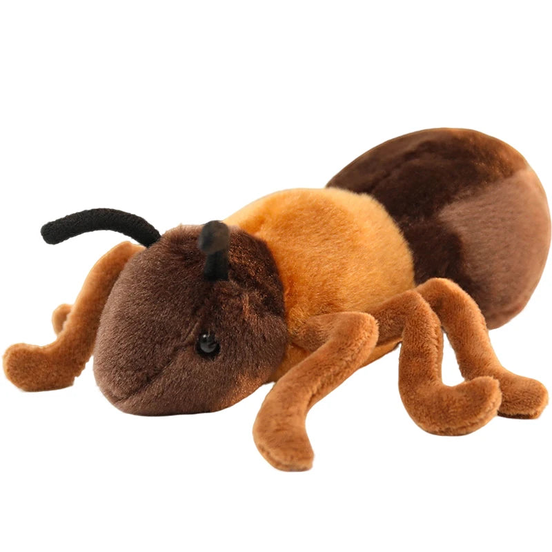 Realistic Brown and Tan Ant Plush Toy - Image 7