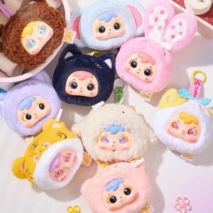 Plush Animal Costume Pop Doll Keychain