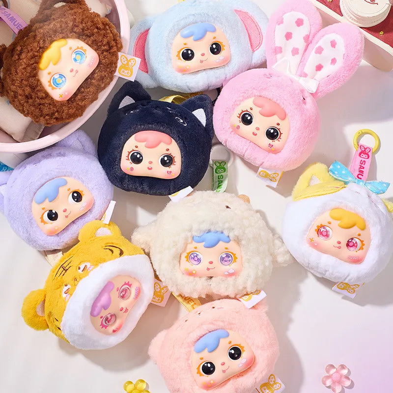Plush Animal Costume Pop Doll Keychain