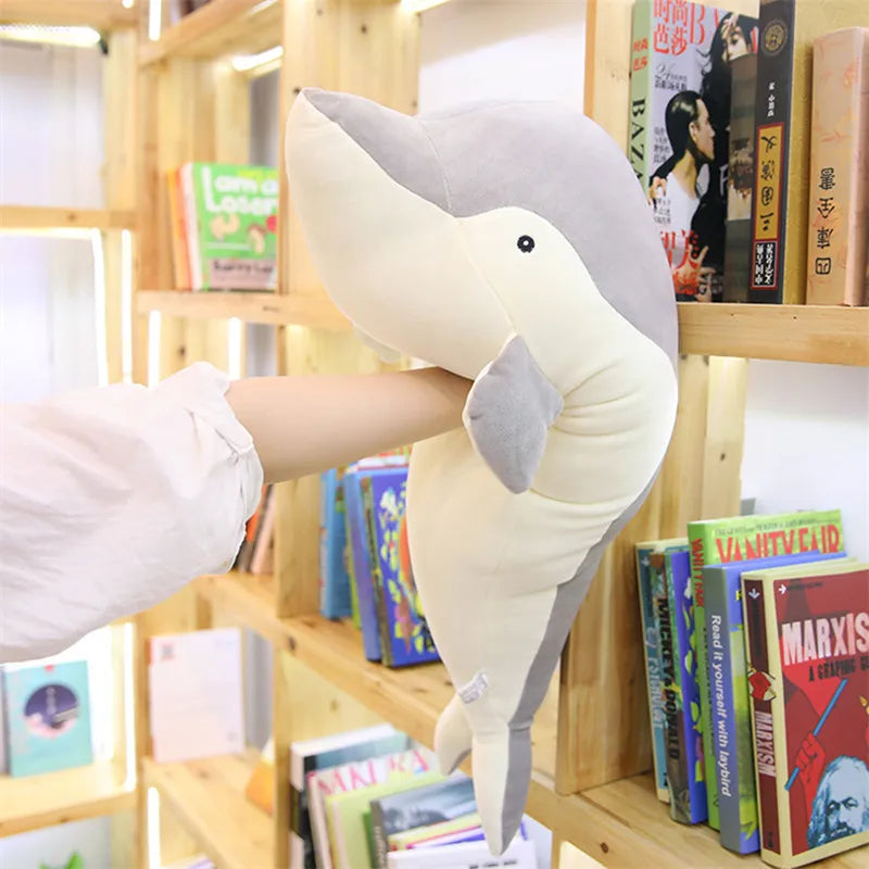 Cute Pastel Narwhal Plush Body Pillow - Image 4