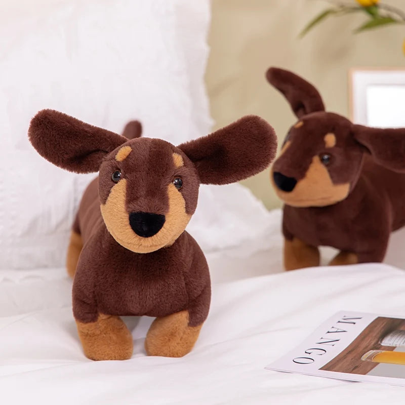 Brown and Tan Dachshund Plush Body Pillow - Image 6