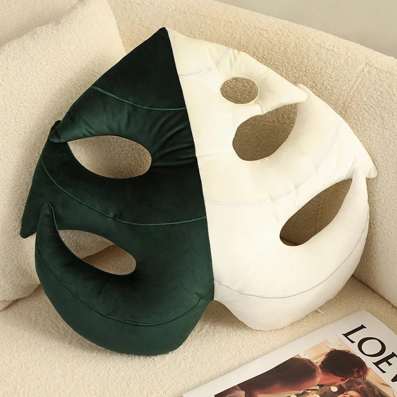 Velvet Bunny Cushion with Embroidered Face - Image 4
