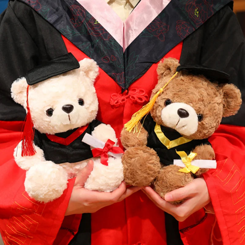 Cute Graduation Teddy Bear Plush with Diploma