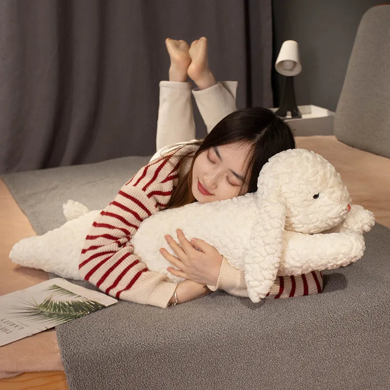 Cuddly Sherpa Animal Extra-Long Body Pillow - Image 6