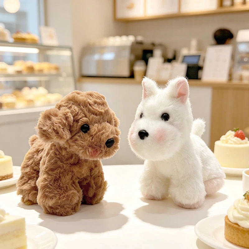 Assorted Plush Puppy Toys with Rosy Cheeks - Image 3