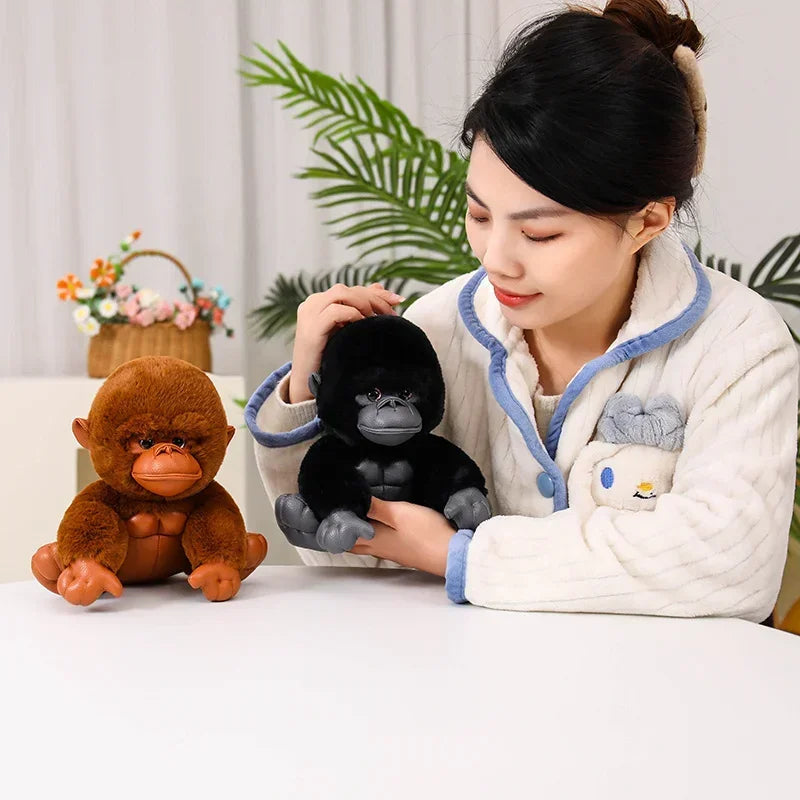 Cute Plush Gorilla with Muscular Chest - Image 6