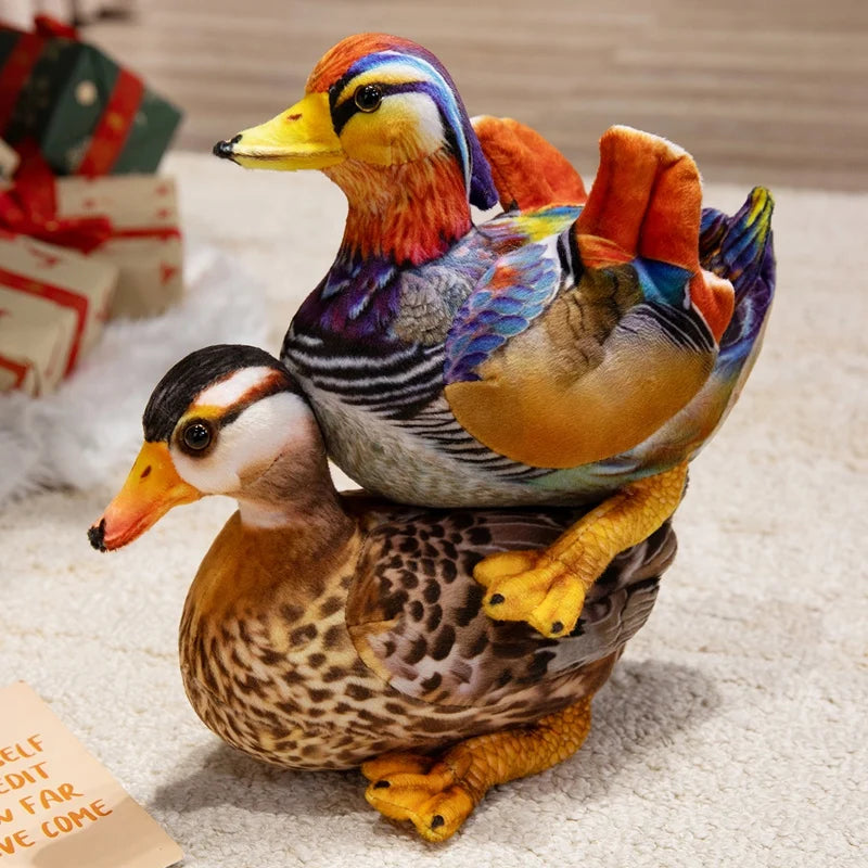 Vibrant Multi-Color Mandarin Duck Plush - Image 3
