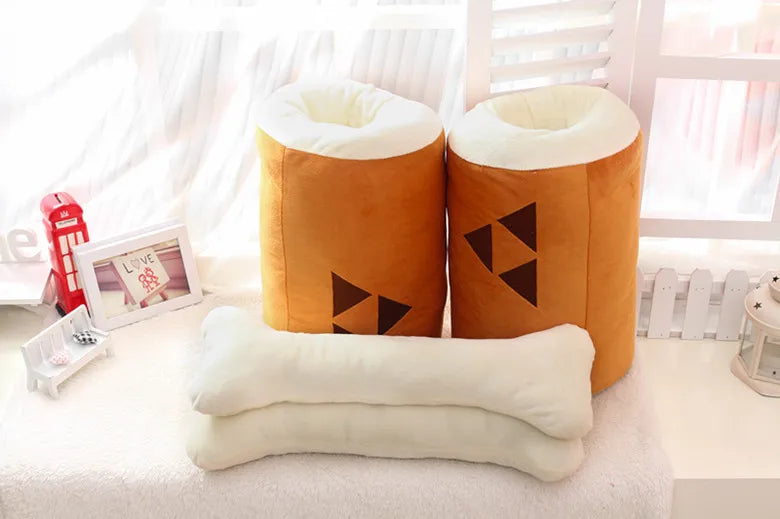 Plush Drumstick Hand Warmer with Bone Pillow - Image 5