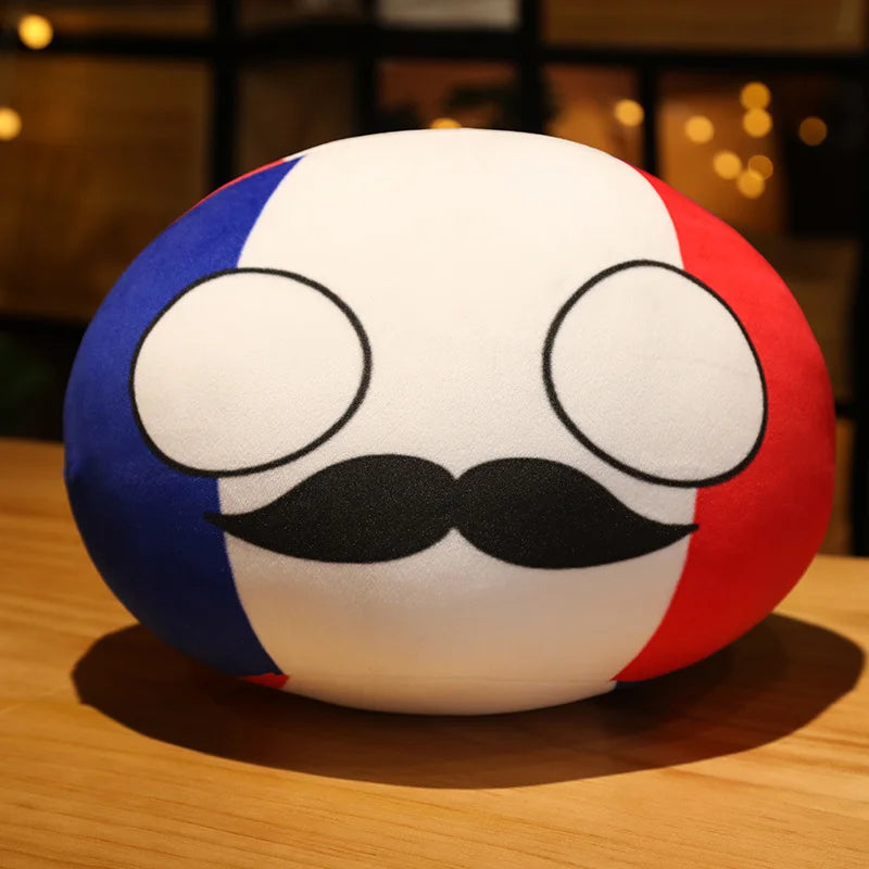 Soft Round Countryball Flag Plush Toy - Image 15