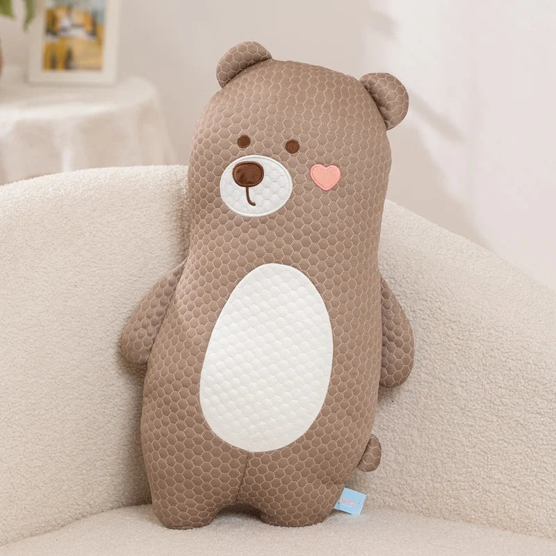 Cute Quilted Plush Bear & Dinosaur Toy - Image 7