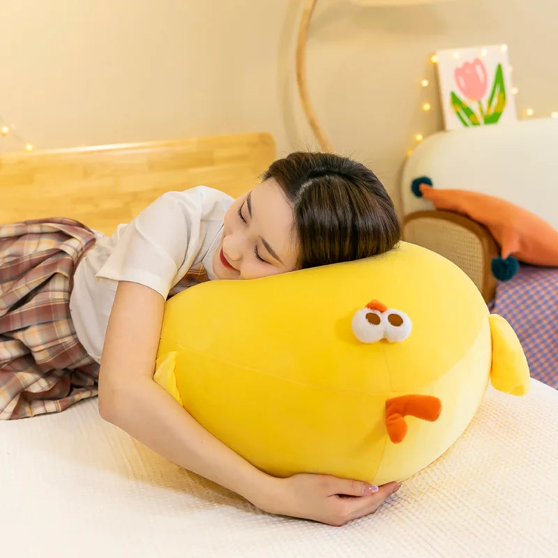 Cute Round Yellow Chick Plush Toy - Image 6