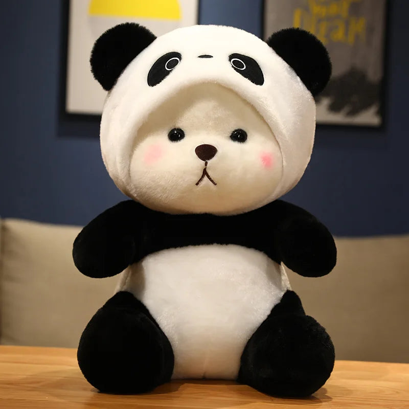 Adorable Bear Plush in Panda Hoodie - Image 2