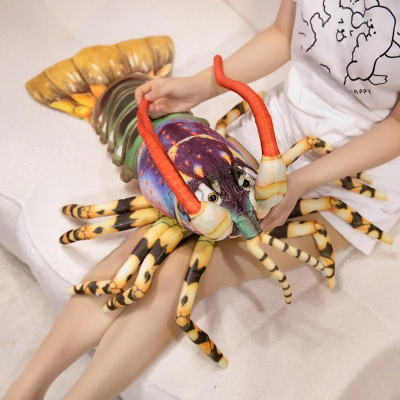 Vibrant Multi-Color Mantis Shrimp Plush Toy - Image 3