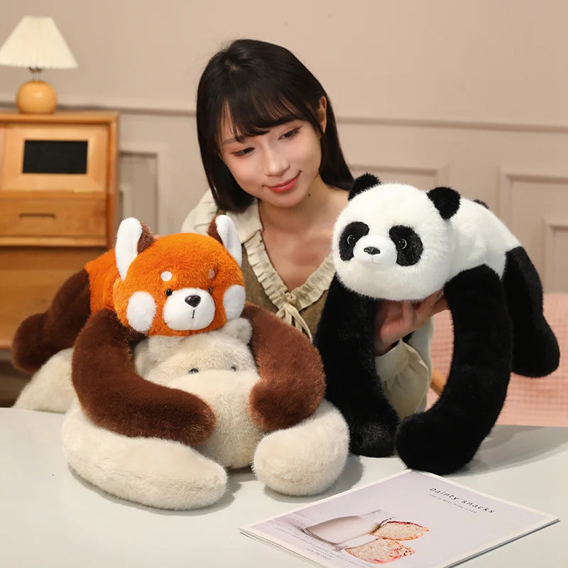 Cuddly Red Panda Long Plush Pillow - Image 3