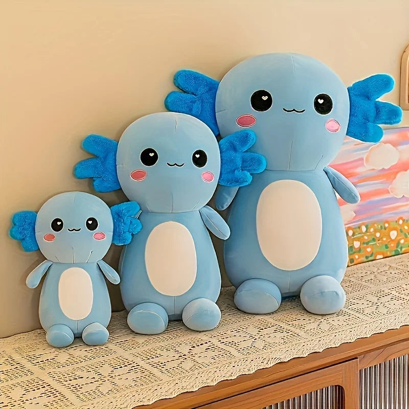 Cute Axolotl Plush Toy with Fluffy Frills - Image 6