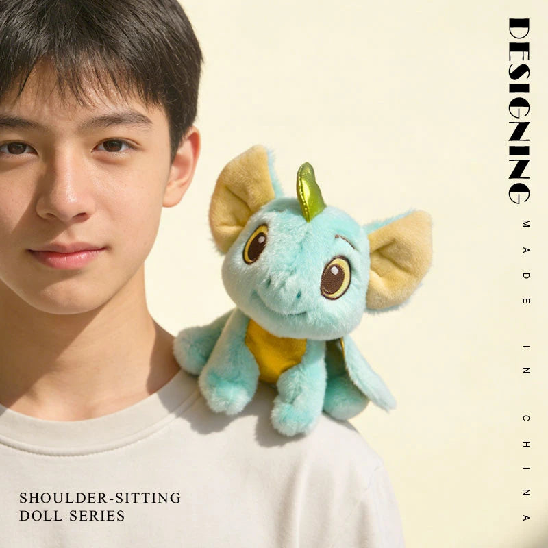 Adorable Shoulder-Sitting Plush Toy Collection - Image 6
