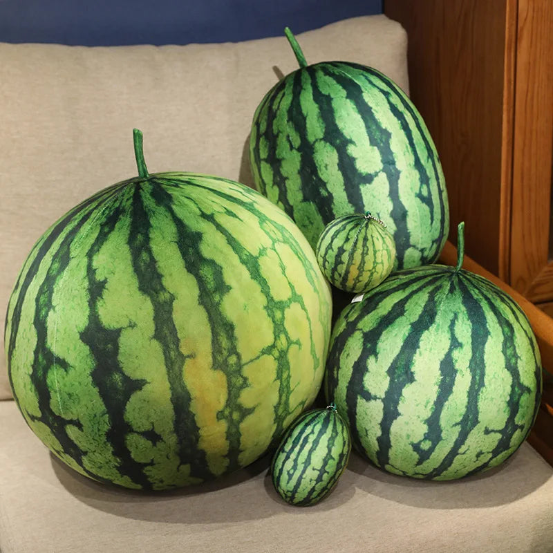 Realistic Watermelon Fruit Plush Pillow - Image 2