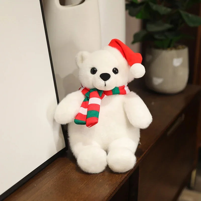 Red Santa Claus Plush with Merry Christmas Sign - Image 20