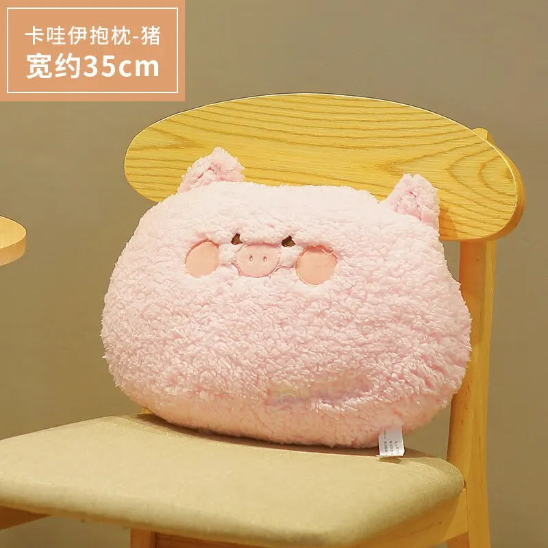 Kawaii Light Green Frog Plush Cushion - Image 11