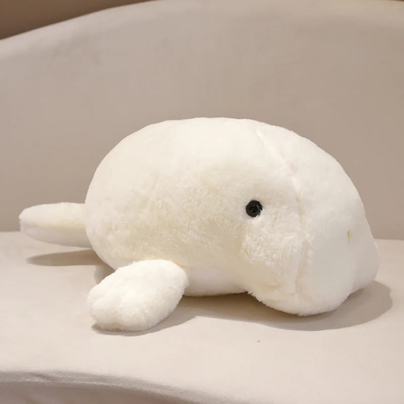 Cute White Manatee Plush Toy - Image 7