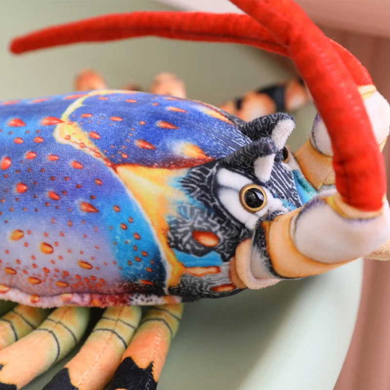 Vibrant Orange Lobster Plush Toy - Image 3