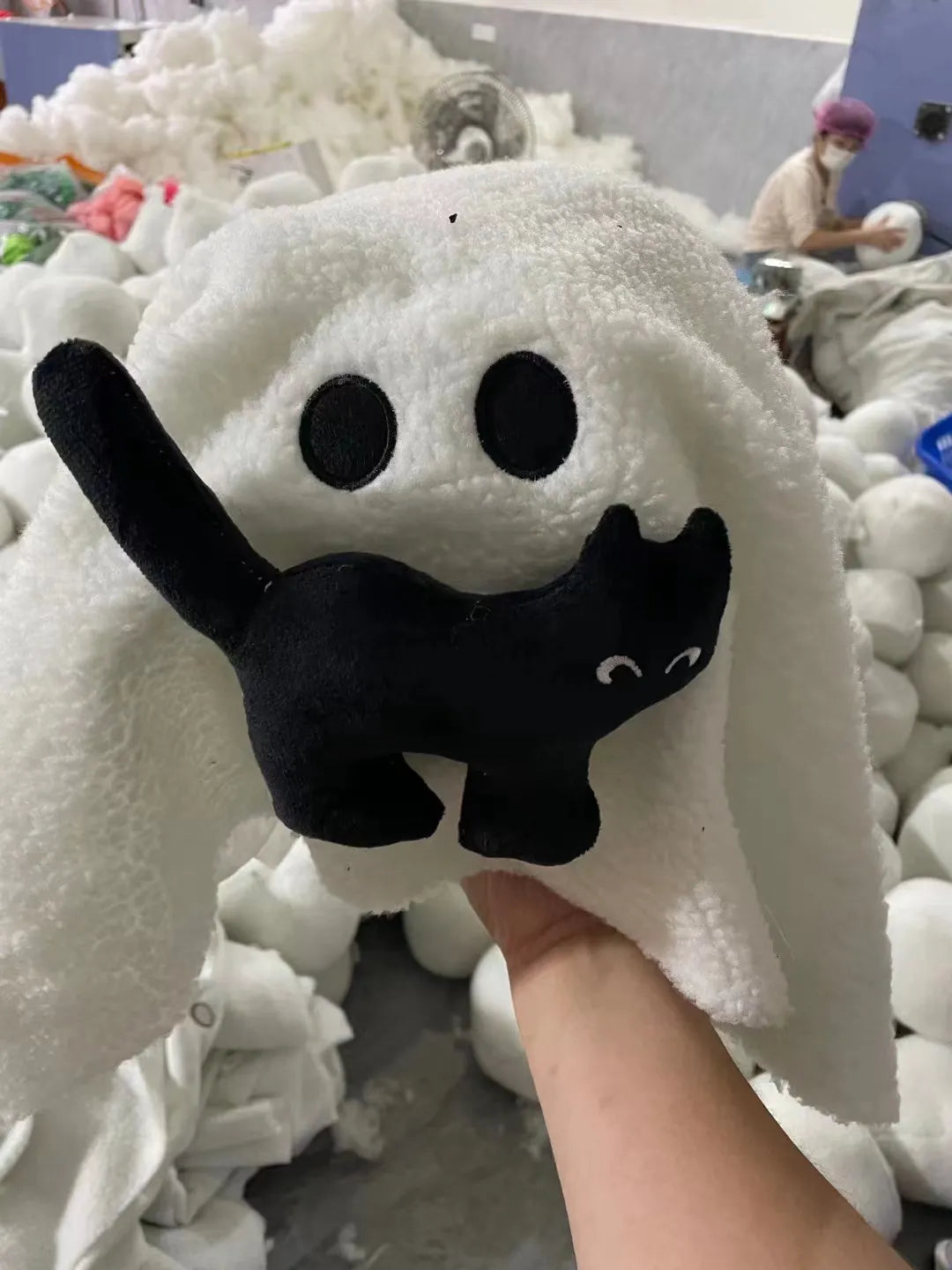 Cute Demon Plush Toy with Red Heart - Image 4