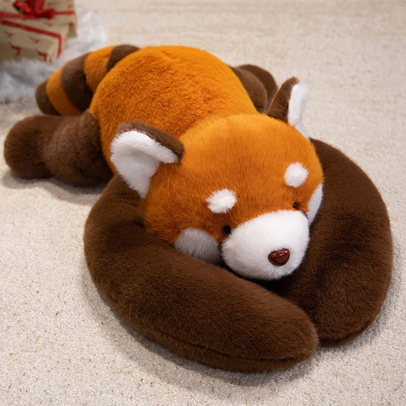 Cuddly Light Brown Lying Sloth Plush - Image 8