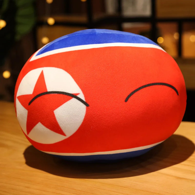 Soft Round Countryball Flag Plush Toy - Image 24