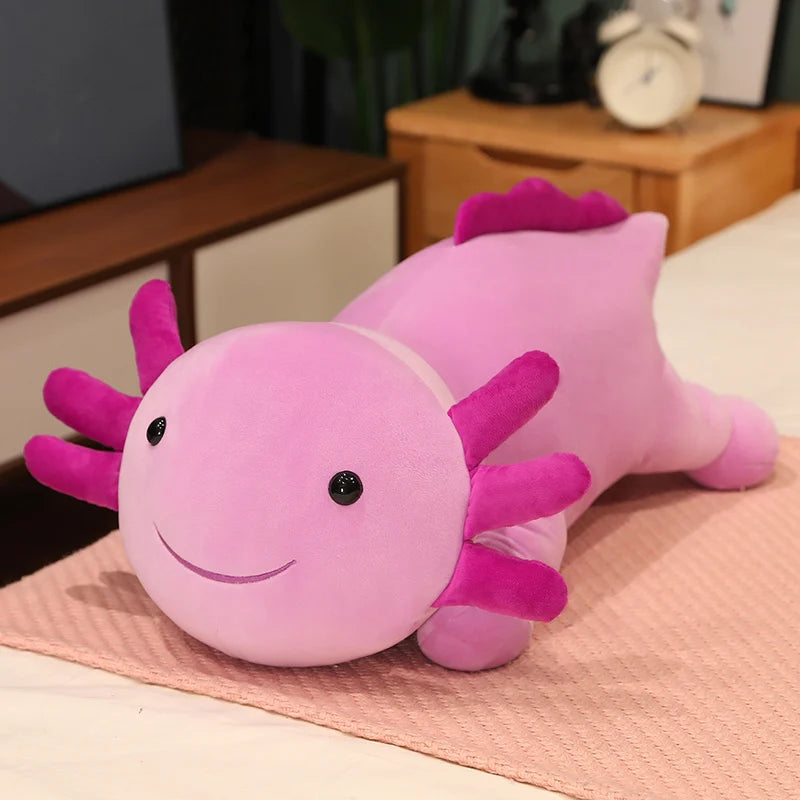 Vibrant Axolotl Plush Hugging Pillow - Image 7