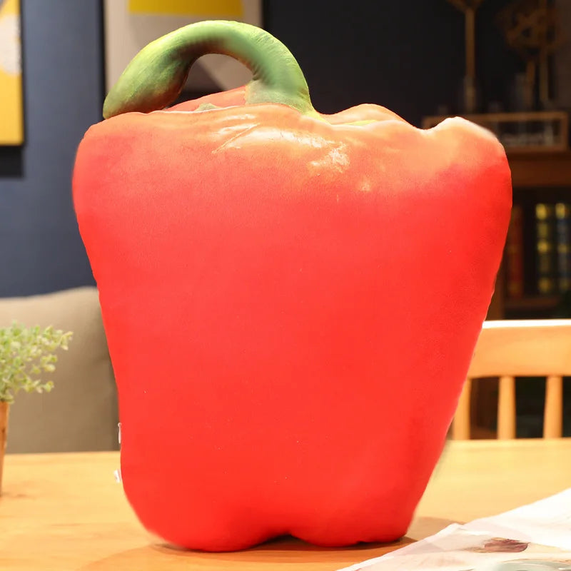 Soft Plush Vegetable Toys: Eggplant, Carrot, Tomato - Image 9